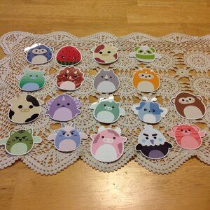 Cute animals, colorful stickers for cellphones, laptop, lockers, crafts